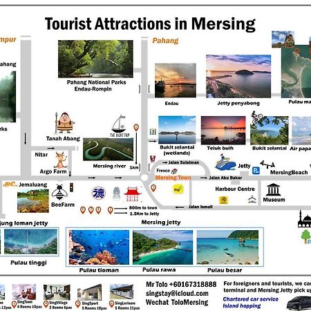 Singleisure Holiday House Mersing Εξωτερικό φωτογραφία