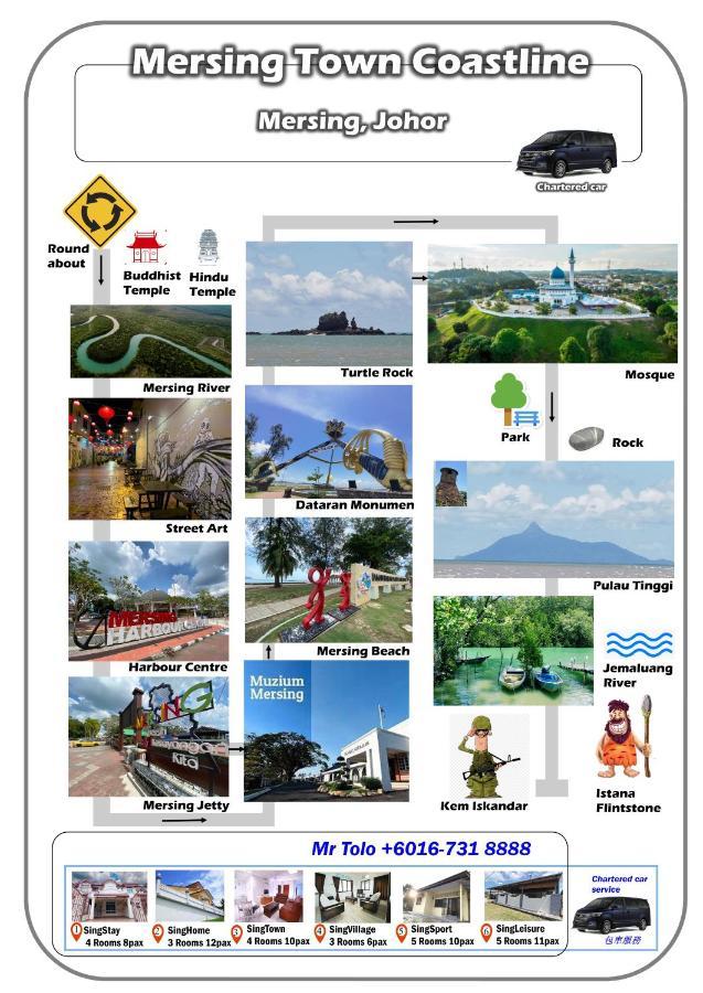Singleisure Holiday House Mersing Εξωτερικό φωτογραφία