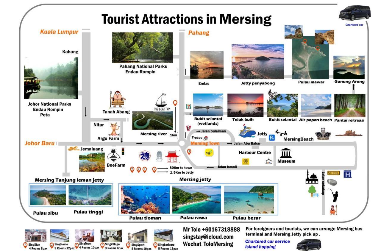 Singleisure Holiday House Mersing Εξωτερικό φωτογραφία