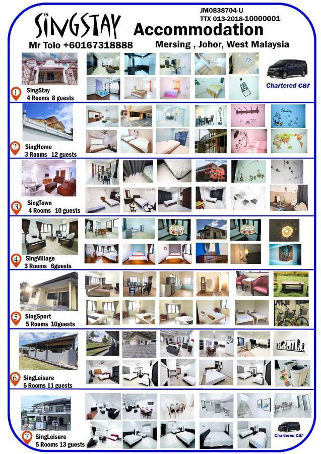 Singleisure Holiday House Mersing Εξωτερικό φωτογραφία